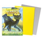 Dragon Shield Matte Dual Sleeves Yellow & Silver