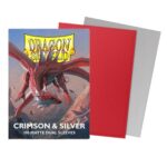 Dragon Shield Matte Dual Sleeves Crimson Silver