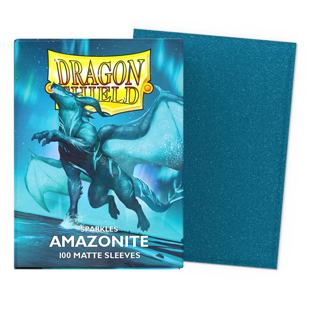 Dragon Shield - Matte Sparkle Sleeves Amazonite 100x