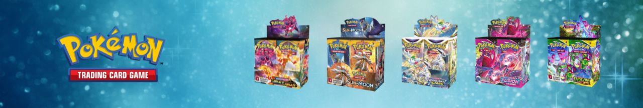 Banner afbeelding voor Pokémon Boosterboxen