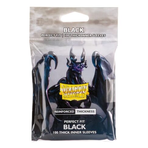Dragon Shield - Thick Inner Sleeves Black