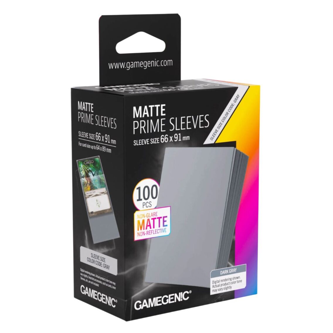 Gamegenic - Sleeves Matte Prime Dark Gray