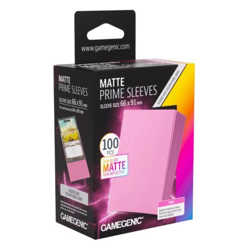 Gamegenic - Sleeves Matte Prime Pink