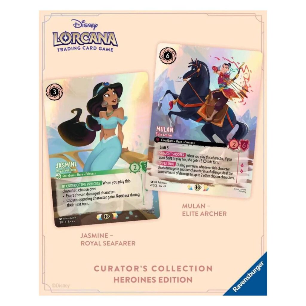 Disney Lorcana Curator's Collection Heroines Edition