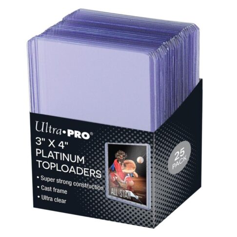 Ultra Pro Platinum Toploaders 25x