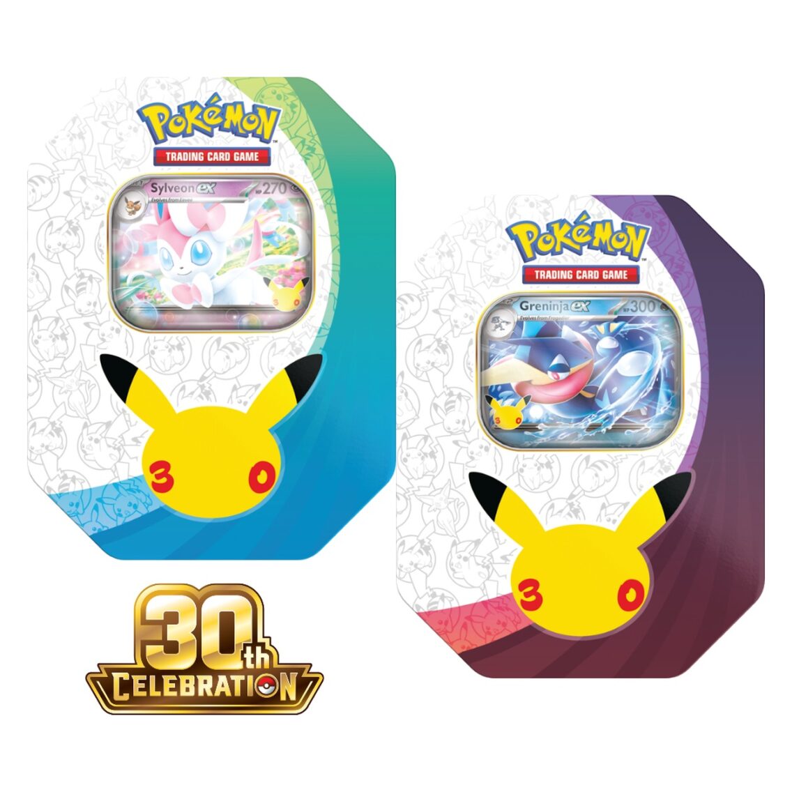 Pokémon 30th Celebration ex Tin