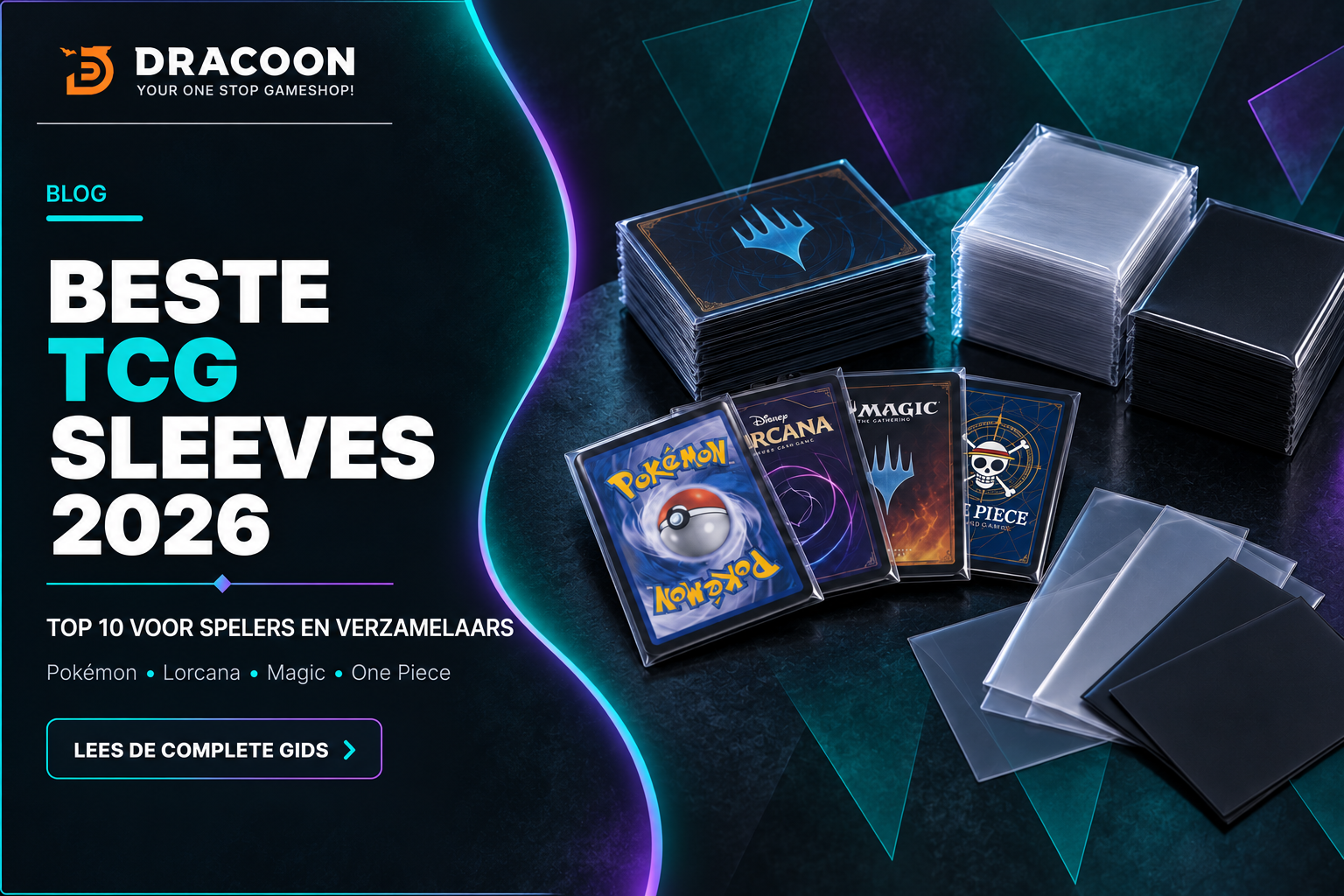Beste TCG sleeves 2026 voor spelers en verzamelaars bij Dracoon