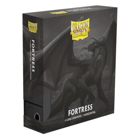 Dragon Shield Fortress 4-Card Drawers Black