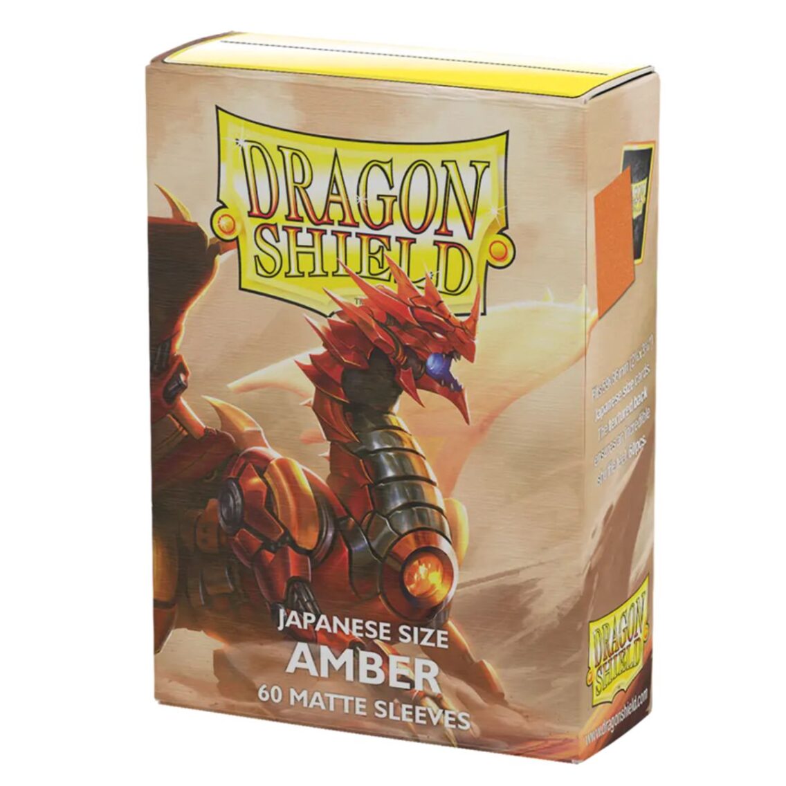 Dragon Shield Japanese Matte Amber 60x