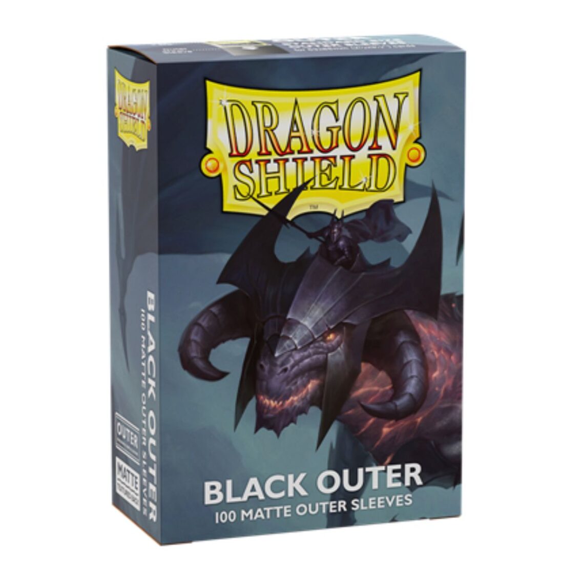 Dragon Shield Outer Sleeves Matte Black 100x