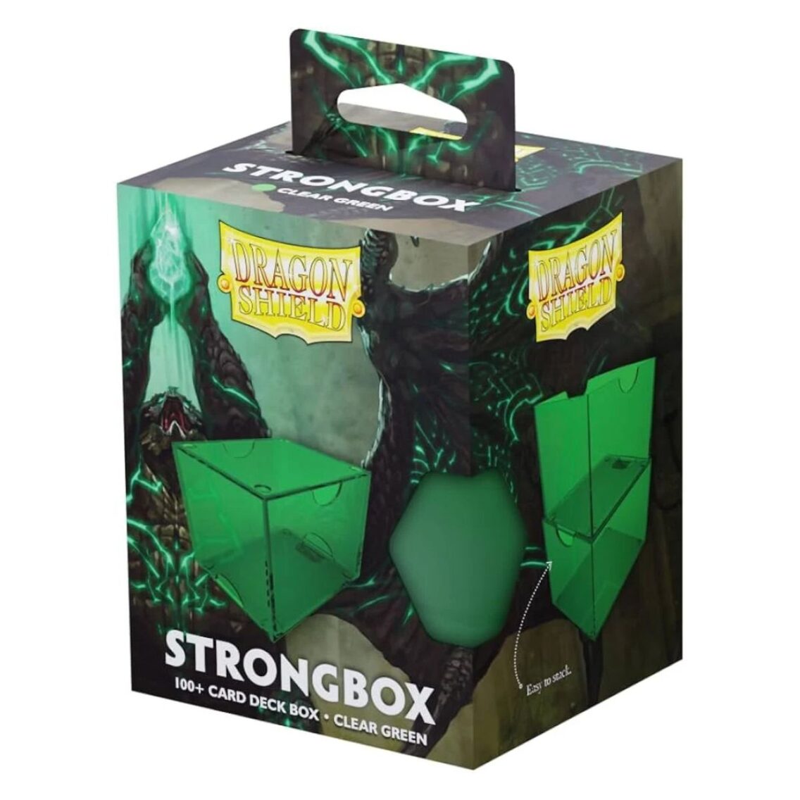 Dragon Shield Strongbox Clear Green