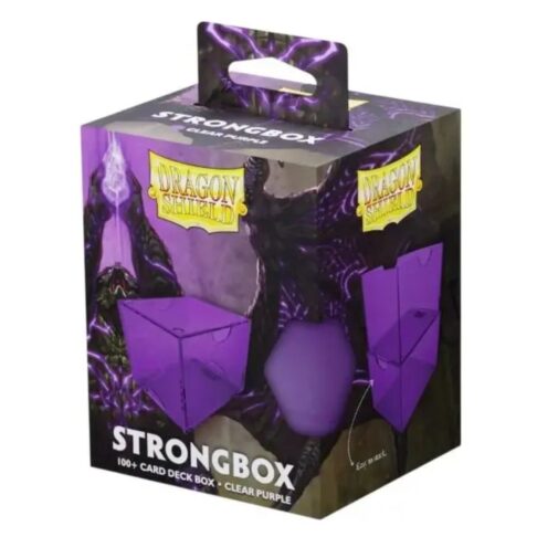 Dragon Shield Strongbox Clear Purple