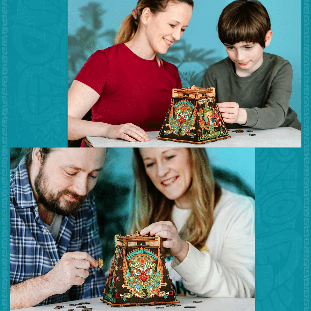 Cluepuzzle - Pyramid Of The Sun Jigsaw Puzzle Box - Afbeelding 5