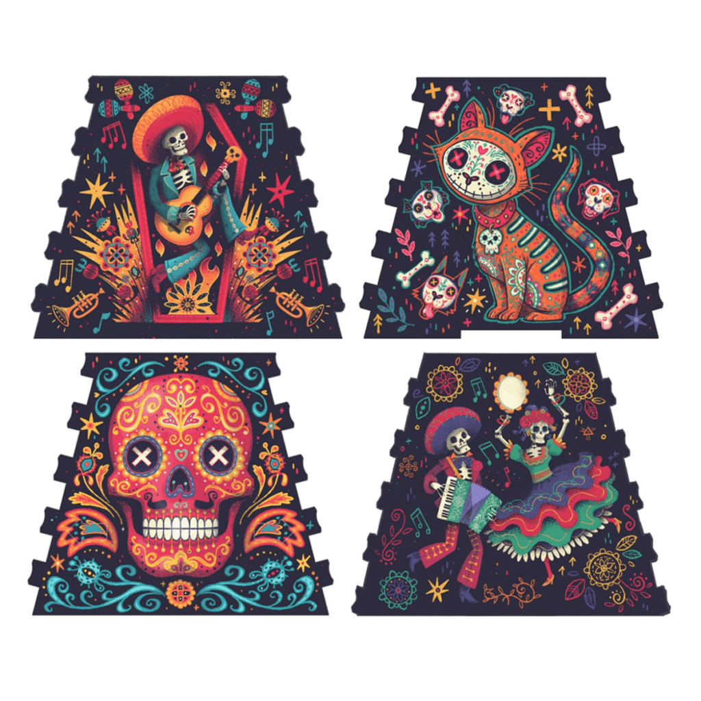 Cluepuzzle - Pyramid Of The Sun Day Of The Dead