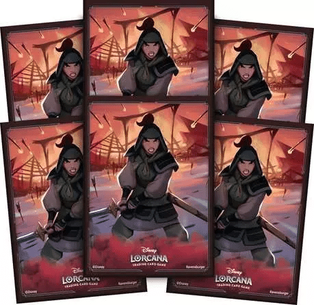 Disney Lorcana - Rise Of The Floodborn Card Sleeves Mulan - Afbeelding 3