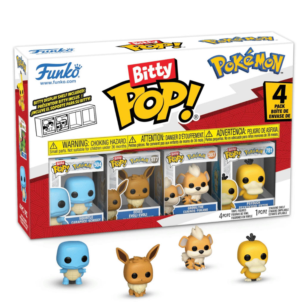 Funko POP - Pokémon Blister 4 figures Bitty Squirtle