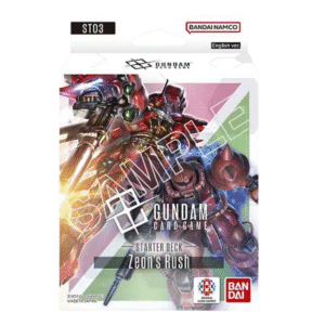 Gundam Card Game - Zeon's Rush Starter Deck 03