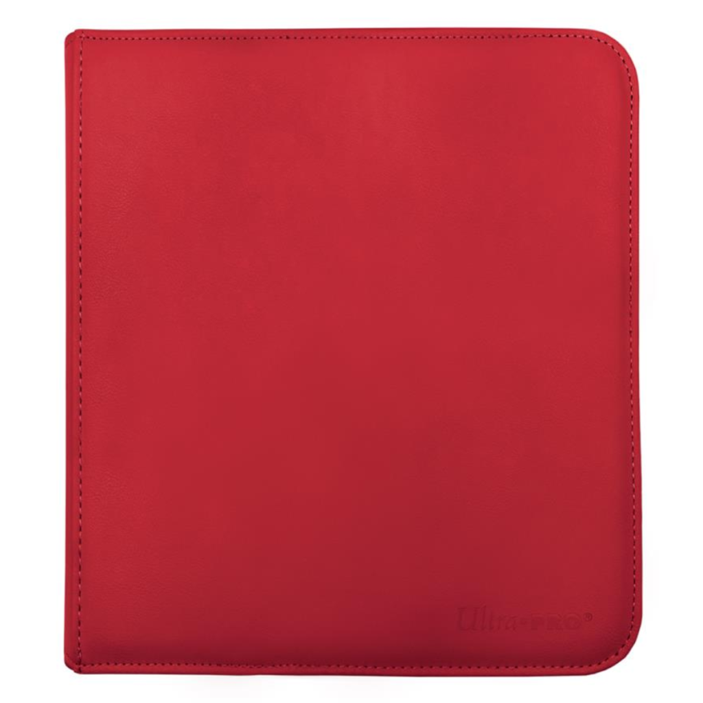 Ultra PRO Zippered 12 Pocket Pro Binder Red