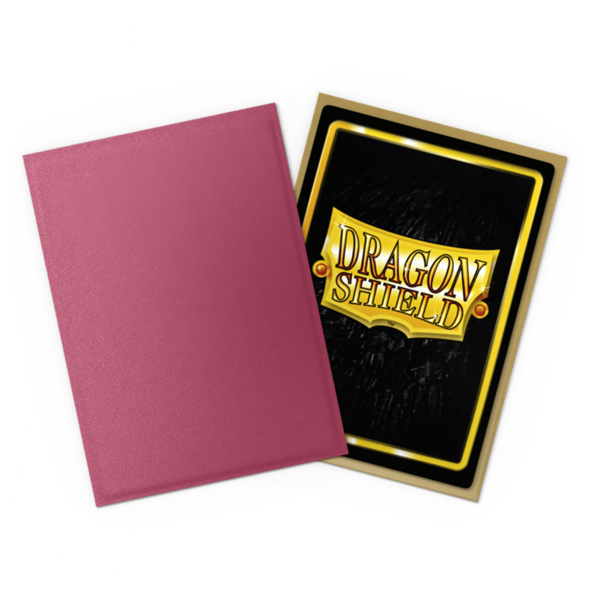 Dragon Shield – Matte Dual Sleeves Pomegranate And Gold 100x - Dracoon