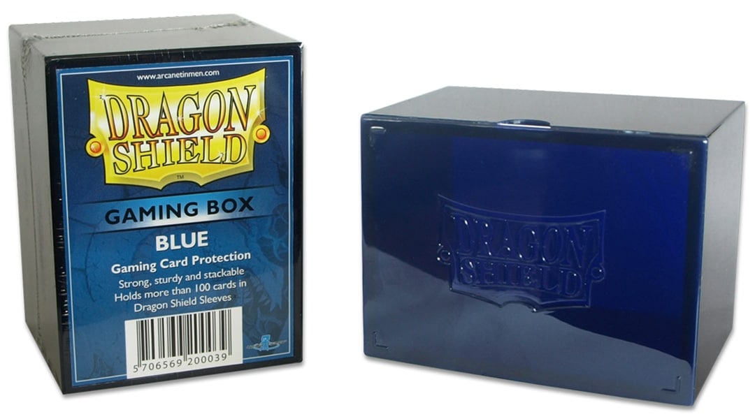 Dragon Shield - Gaming Deck Box Blue Cardbox