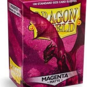 Dragon Shield - Standard Size Card Sleeves Magenta Matte 100x