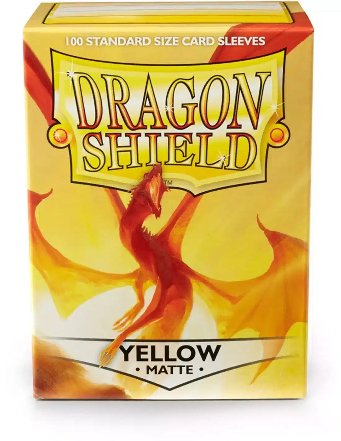 Dragon Shield - Standard Size Card Sleeves Yellow Matte 100x - Afbeelding 3