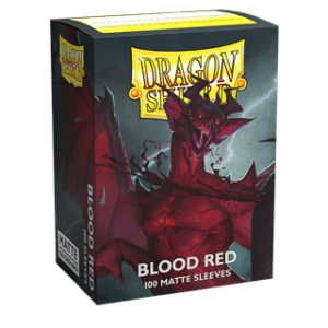 Dragon Shield - Standard Sleeves (100x) - Matte Blood Red