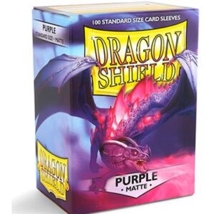 Dragon Shield - Standard Sleeves (100x) - Matte Purple