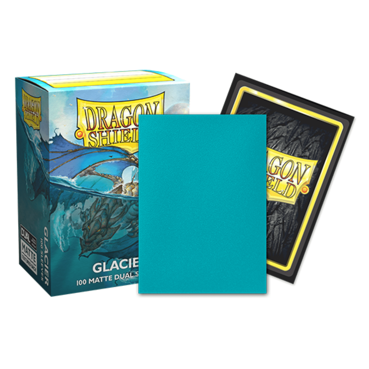 Dragon Shield – Matte Dual Sleeves Glacier 100x - Afbeelding 2