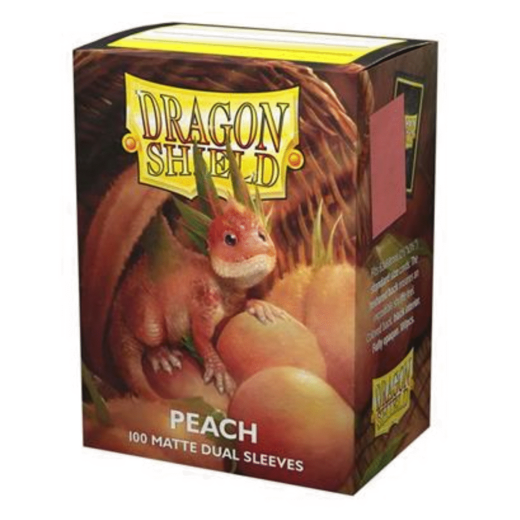 Dragon Shield – Matte Dual Sleeves Peach 100x
