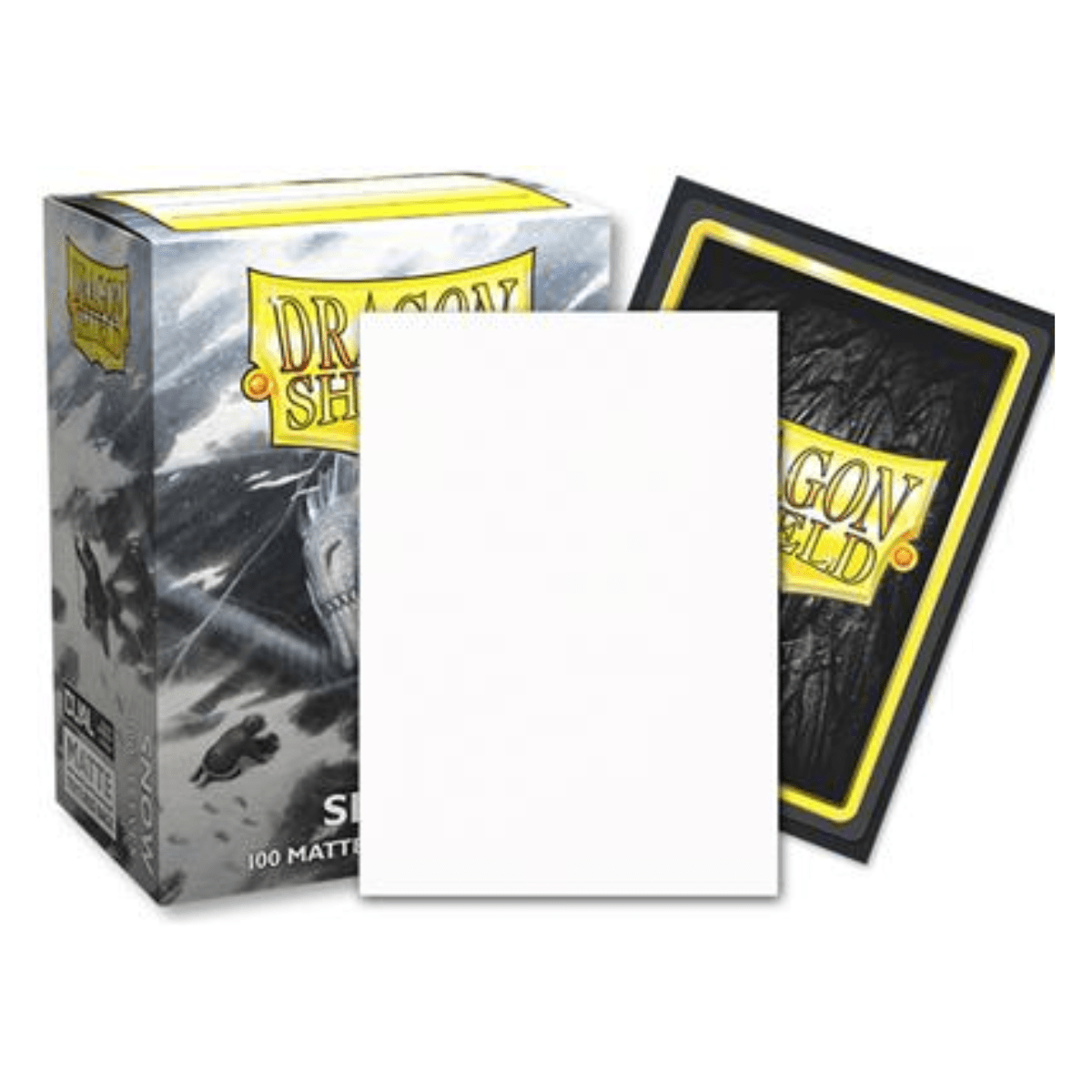 Dragon Shield – Matte Dual Sleeves Snow 100x - Afbeelding 2
