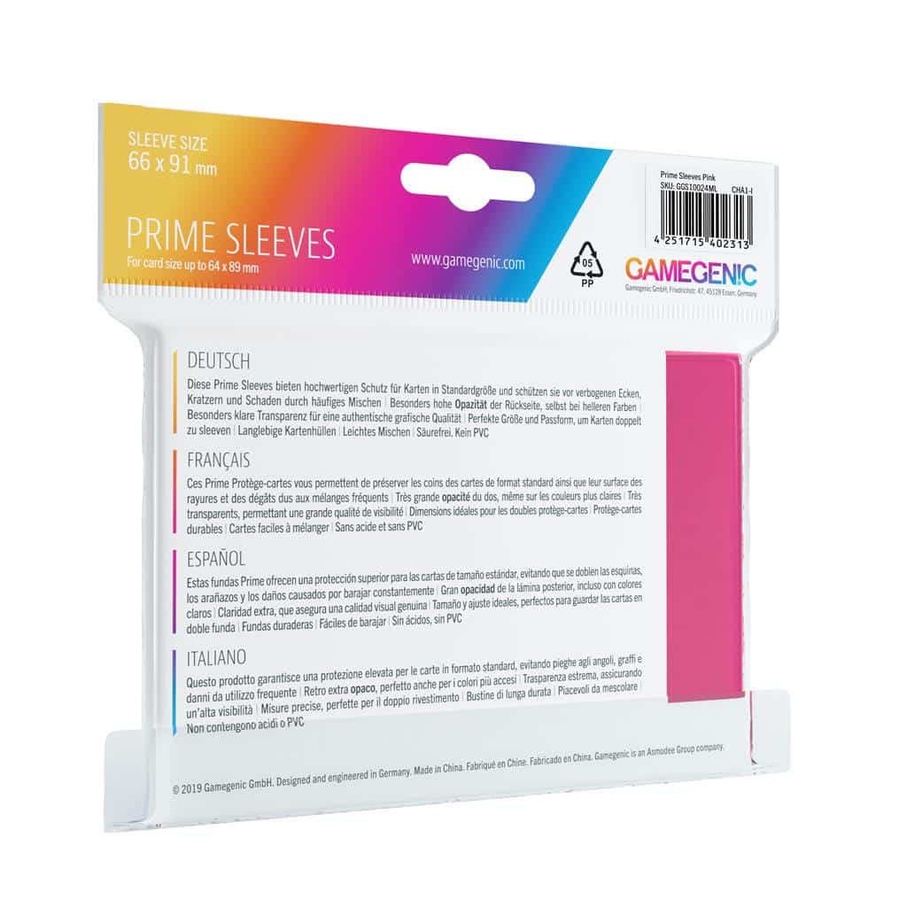 Gamegenic - Prime Sleeves Pink 100x - Afbeelding 4