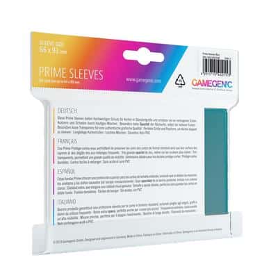 Gamegenic - Sleeves Pack Prime Blue 100x - Afbeelding 4