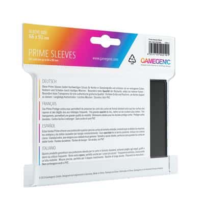 Gamegenic - Sleeves Pack Prime Black 100x - Afbeelding 4