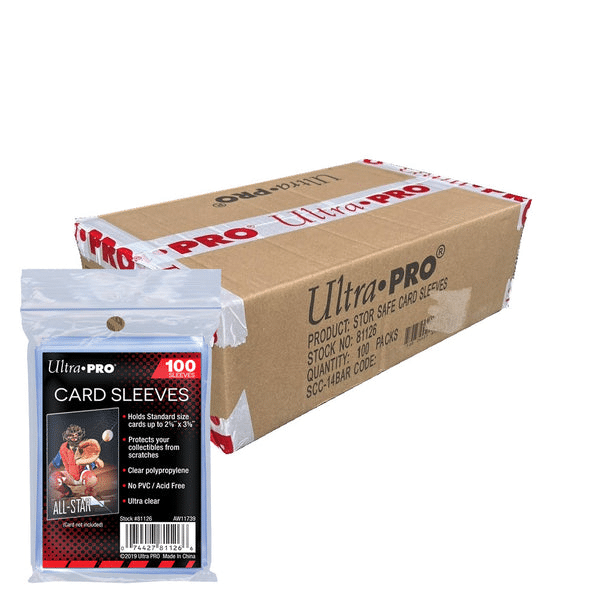 Ultra Pro- Budget Sleeves Regular Soft 100x Standaard Formaat (case 100 stuks)