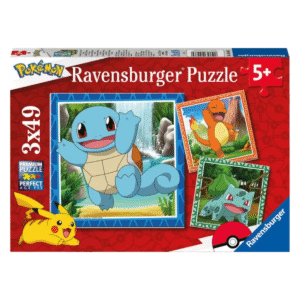 Ravensburger - Pokémon Puzzle Charmander Bulbasaur en Squirtle