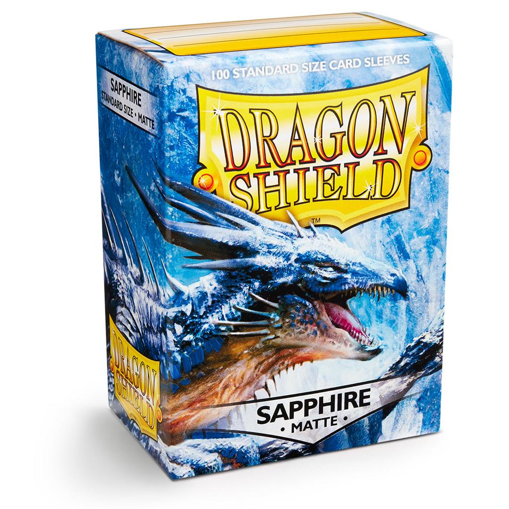 Dragon Shield - Standaard Size Card Sleeves Sapphire Matte 100x