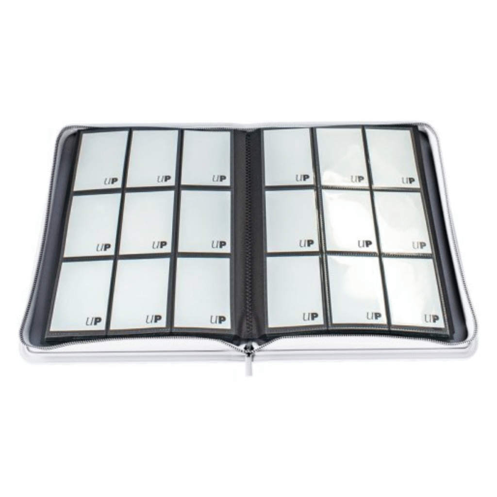 Ultra PRO – Zippered 9 Pocket Pro Binder White