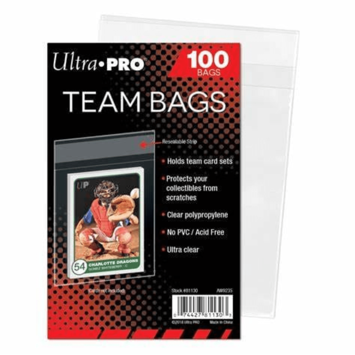 Ultra PRO - Team Bags 100x Hersluitbaar