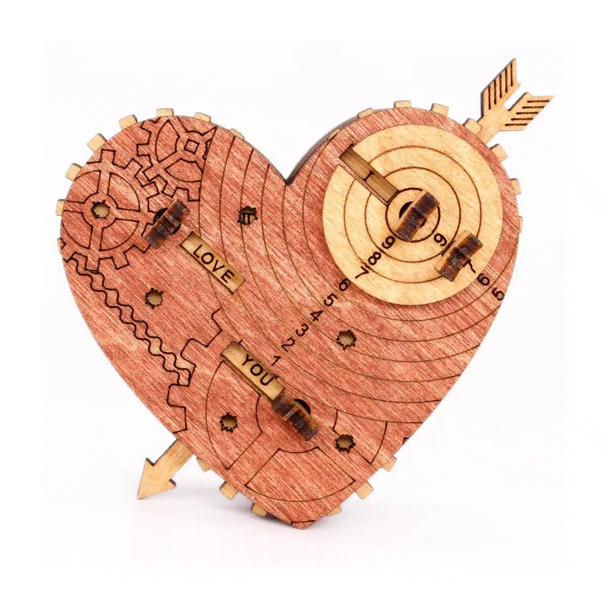 Cluebox - Gift Puzzel Box Tin Woodmans Heart