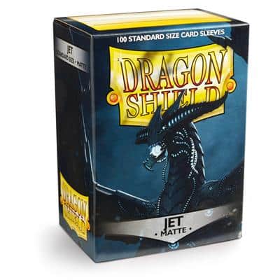 Dragon Shield - Standaard Size Card Sleeves Jet Matte (100)