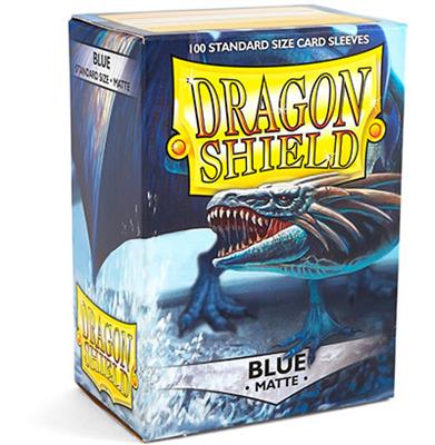 Dragon Shield - Standaard Size Sleeves Blue Matte (100)