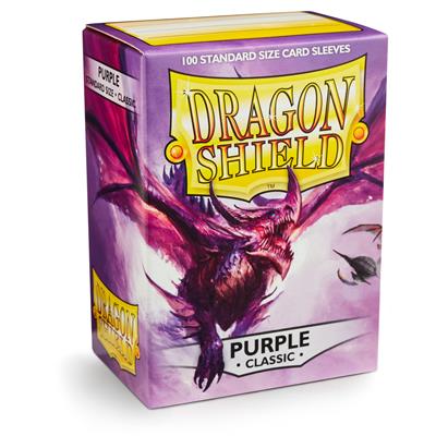 Dragon Shield - Standard Size Sleeves Purple Classic (100)
