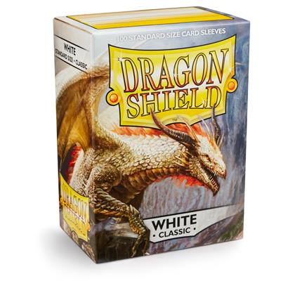 Dragon Shield - Standard Sleeves (100x) - Classic White