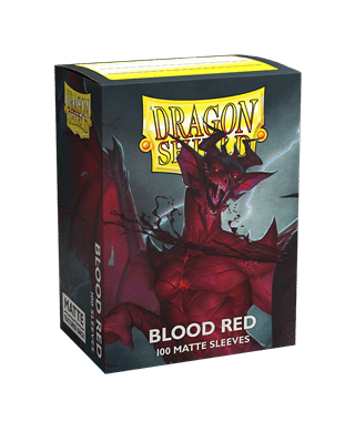 Dragon Shield - Standard Sleeves (100x) - Matte Blood Red