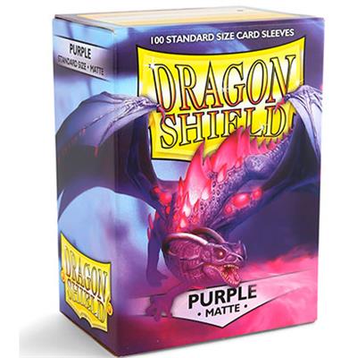 Dragon Shield - Standard Sleeves (100x) - Matte Purple