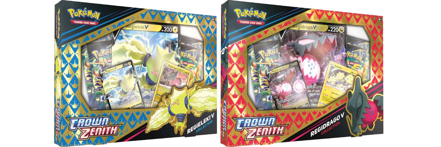 Pokémon - Crown Zenith Regieleki of Regidrago V Box