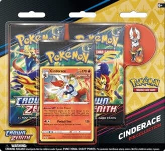 Pokémon – Crown Zenith Cinderace Pin Collection Sword And Shield 12,5