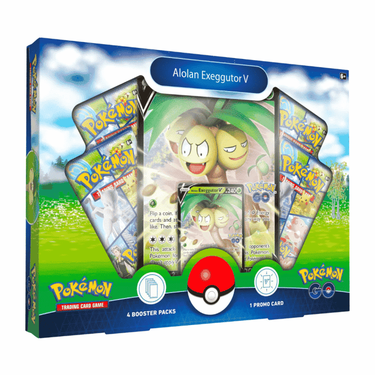 Pokémon – Pokémon GO Collection V Box Alolan Exeggutor V Sword & Shield SWSH10.5