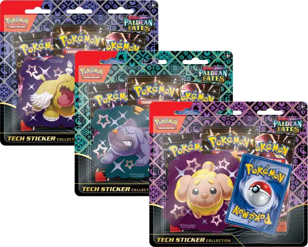 Pokémon - Paldean Fates 3-Pack Tech Sticker Blister